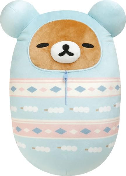 San-X Rilakkuma MO11601 "Komorebi Camp" Nebukuro Nighttime Hugging Toy