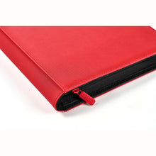 ARCANE FORTRESS: SOLID COLOR: RED 9-POCKET BINDER