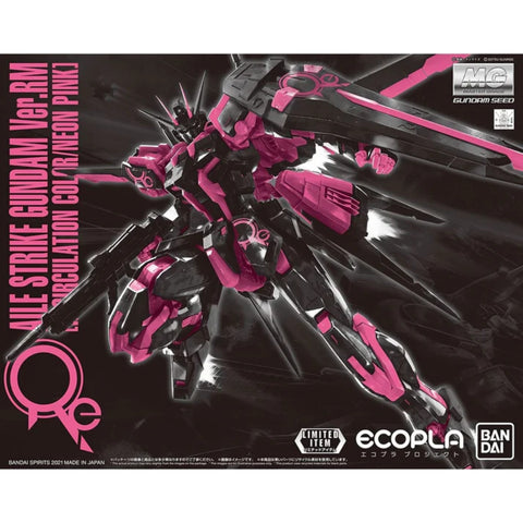 MG 1/100 AILE STRIKE GUNDAM Ver.RM [RECIRCULATION COLOR/NEON PINK] [Gundam Base Limited]