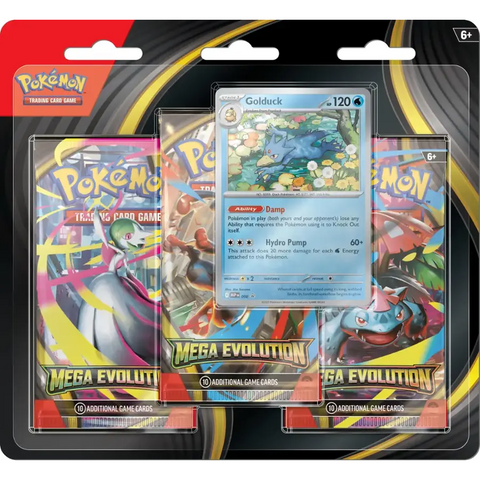 Pokémon - Trading Card Game: Mega Evolution 3Pk Booster Bundle - Styles May Vary