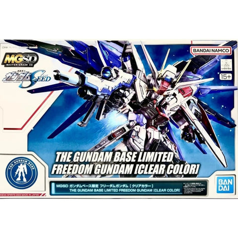 Bandai MGSD Gundam Base Limited Freedom Gundam clear color Model Kit