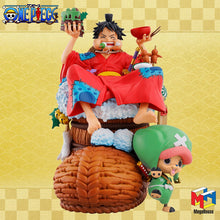 One Piece Luffy Logbox Rebirth Petitrama DX Statue