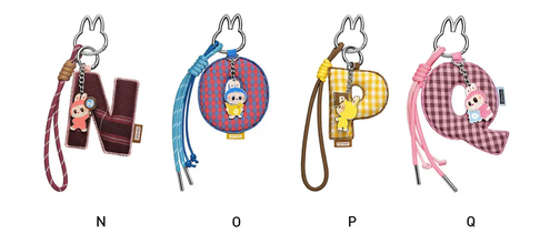 The Monsters Labubu Pin for Love Series- Letter Pendant Blind Box (N-Z) (Sold per piece)