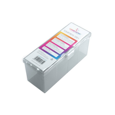 GameGenic Fourtress Deck Box - Clear (Holds 320+) - GameGenic Deck Boxes