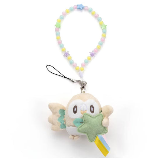 Pokemon PokePeace Plush Toy Strap (Hoshizora Ver.) Rowlet