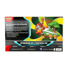 Pokemon TCG: Incineroar ex & Torterra ex Special Collection (2 Foil Promo Cards, 1 Oversize Card & 8 Booster Packs)