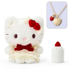 [Sanrio] -Shortcake Design Series- Plush & Necklace - Hello Kitty