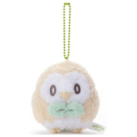 Poke Peace Plush with Ball Chain Rowlet