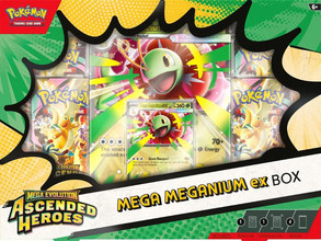 Pokémon TCG: Mega Evolution—Ascended Heroes ex Box - Styles May Vary (Mega Meganium/Emboar/Feraligatr)