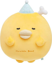 San-X Plush Toy Cushion - Chickip Dancers / Play with Bone Chicken