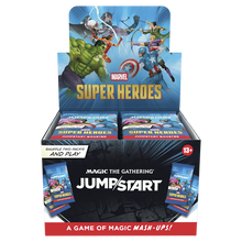 Magic: The Gathering | Marvel Super Heroes Jumpstart Booster Box | 24 Packs | 2-Player Card Game