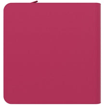 ARCANE FORTRESS: SOLID COLOR: PINK 12-POCKET ZIPPER BINDER