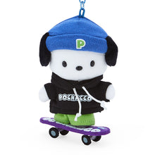 Japan Sanrio Original Mascot Holder - Pochacco / Skateboard