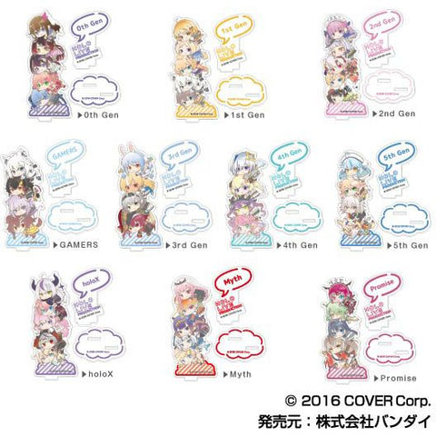 Hololive production: Hug Meets Acrylic Stand Collection Lite Stacking Arrangement: 1pc (1Box = 10pcs)